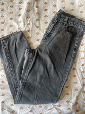 American Eagle Outfitters Women’s Washed Black Straight Jeans